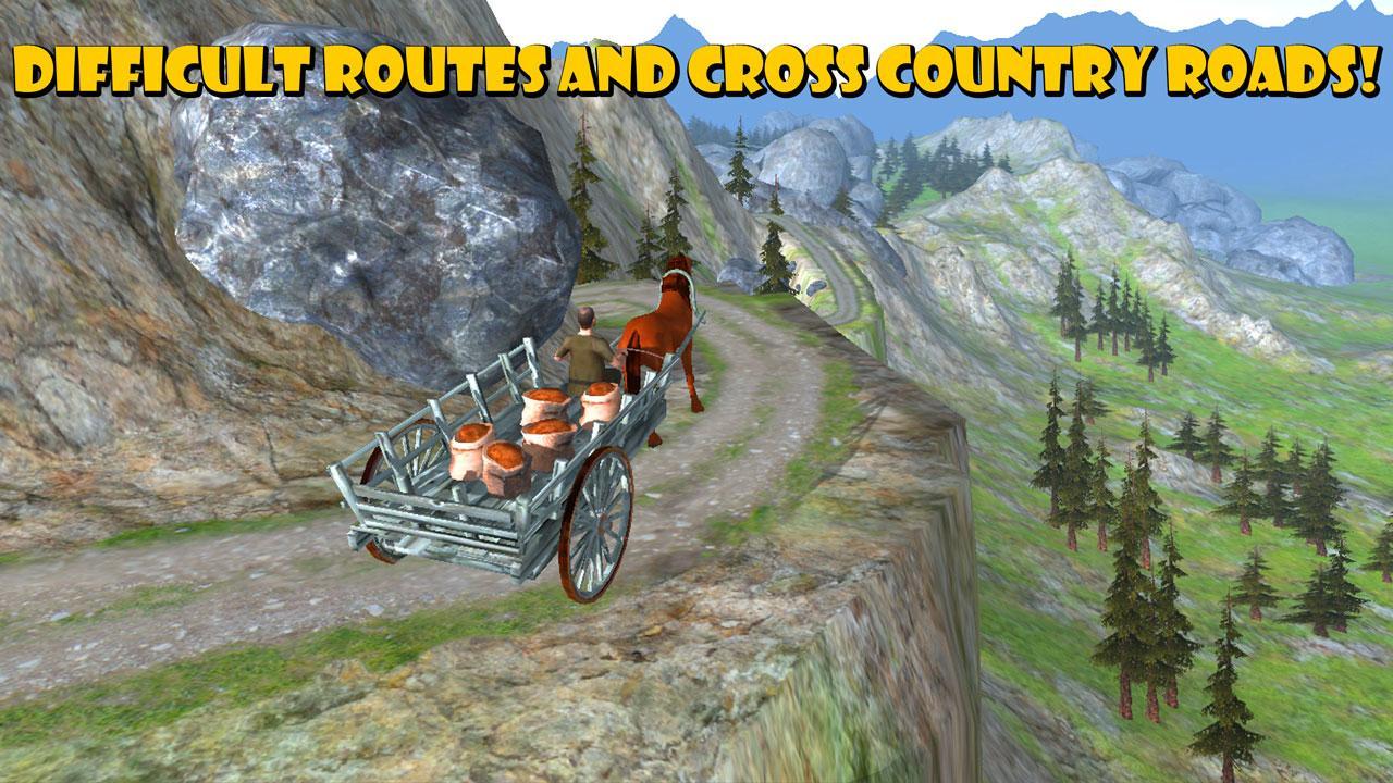 Farm Horse Carriage Driver