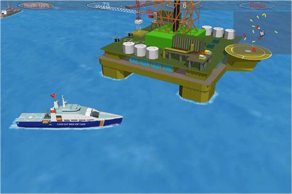 Destroy HD981 oil rig