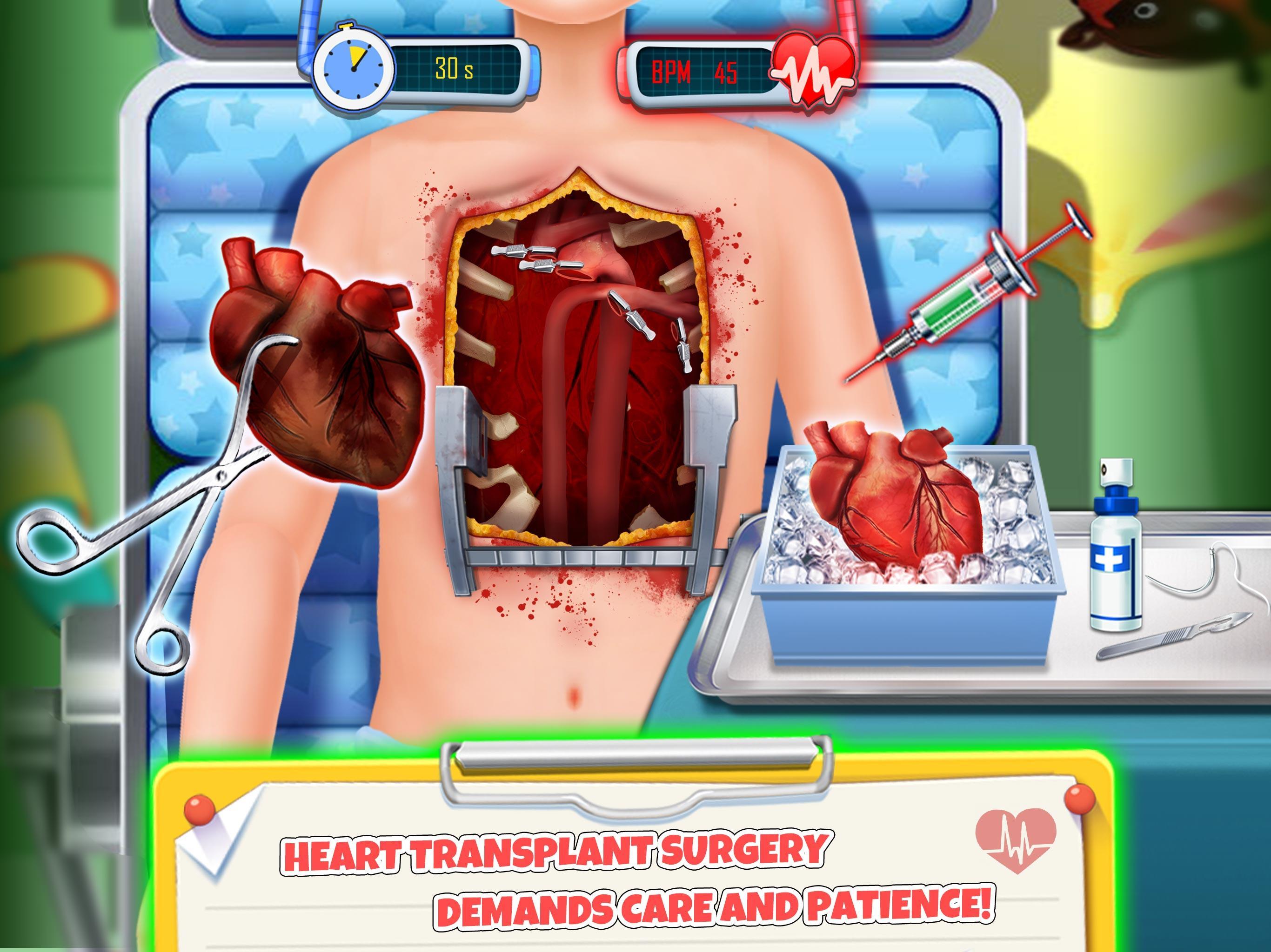 Emergency ER Heart Surgery: Doctor Simulator Games