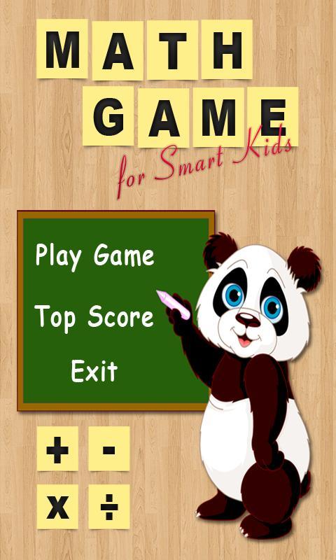 Math Game for Smart Kids