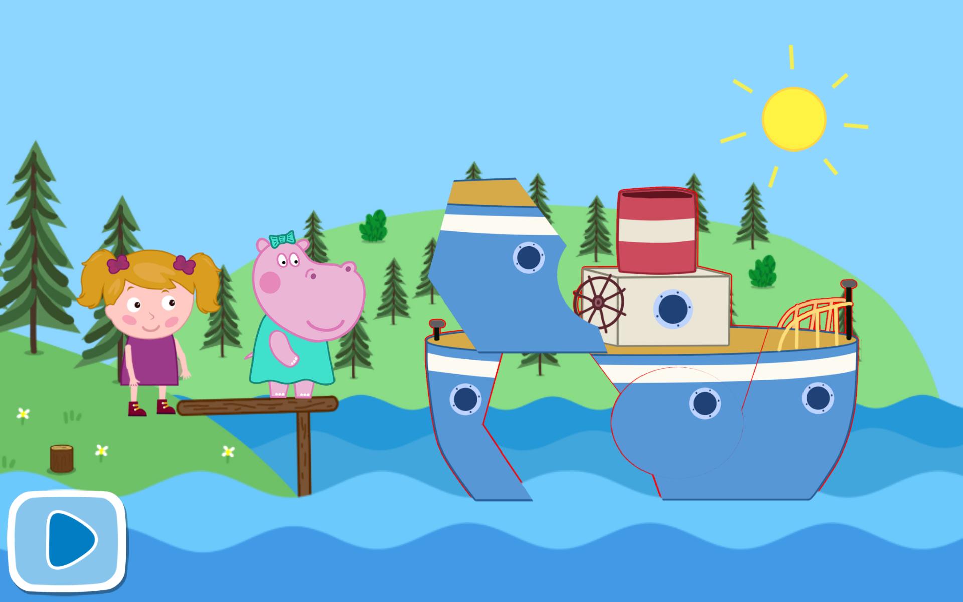 Baby Trip. Animated Puzzles