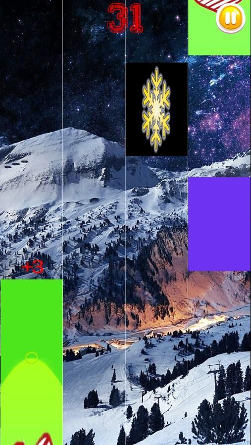 NEW Snow Heart Piano Line Tiles