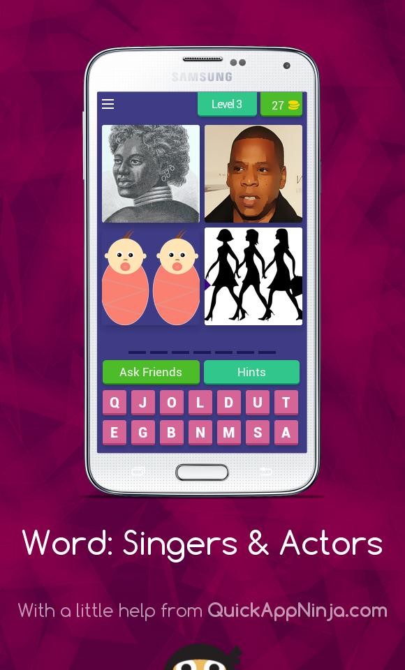 Word: Singers & Actors