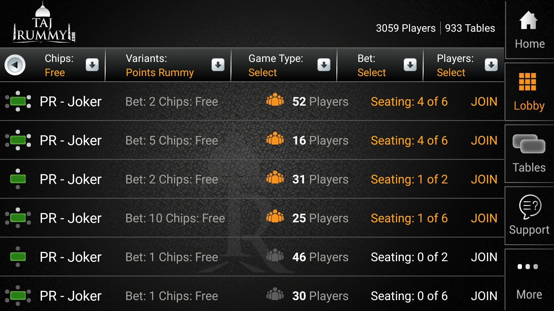 Taj Rummy - Free Rummy Games