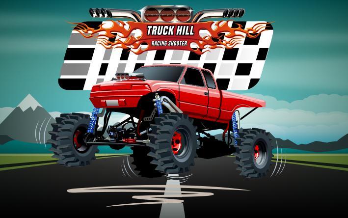 Truck Hill Racing Shooter