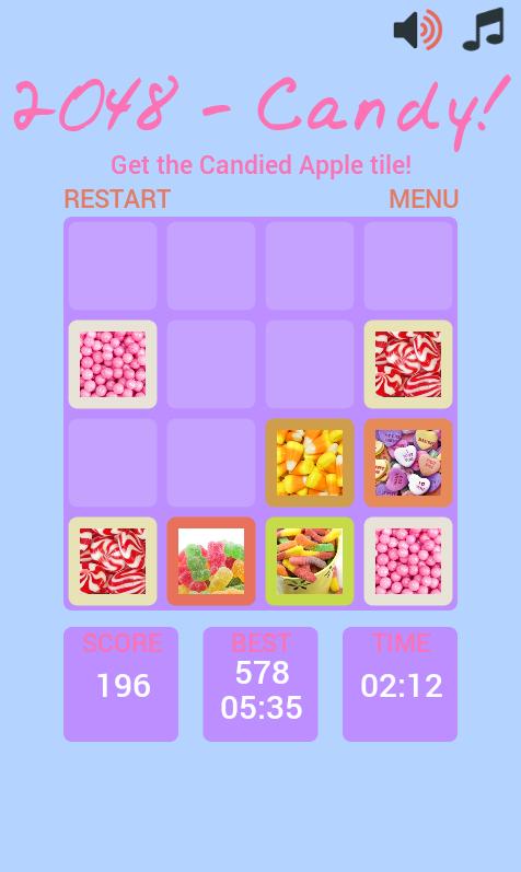2048 - Candy Version!