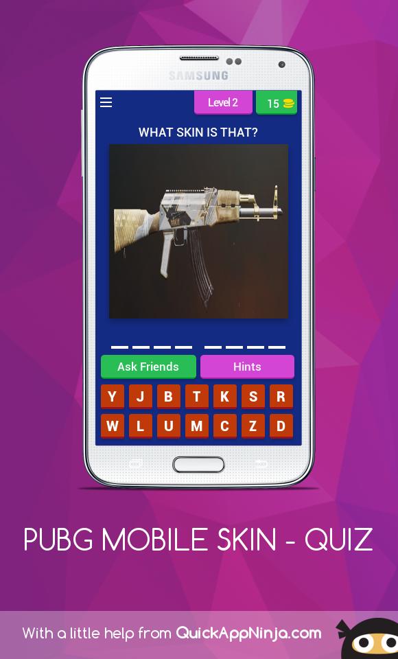 PUBG MOBILE SKIN - QUIZ