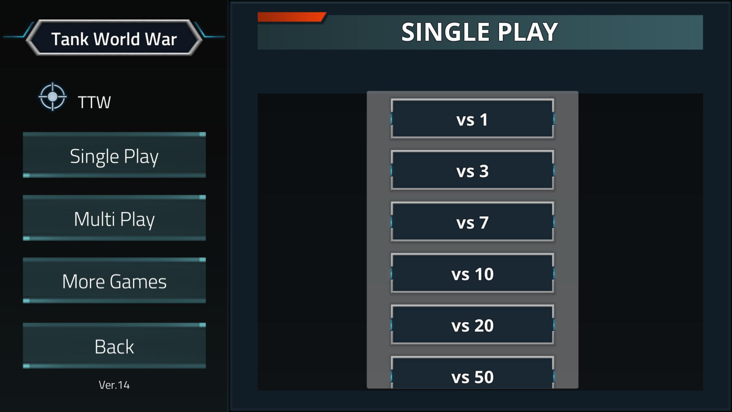 3D Tank Game - Tank World War