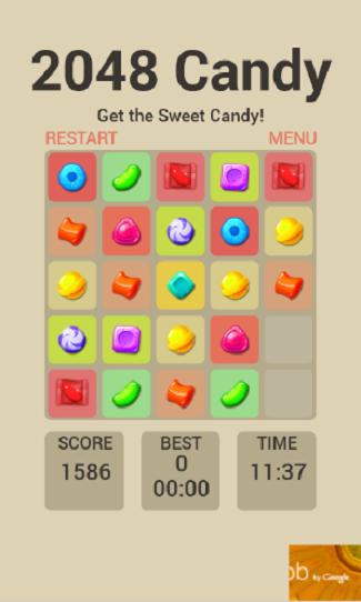 2048 Candy Puzzle