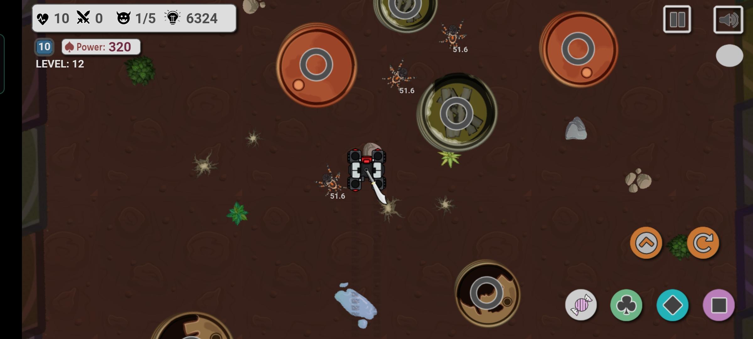 Tower defense: Defensive Rover