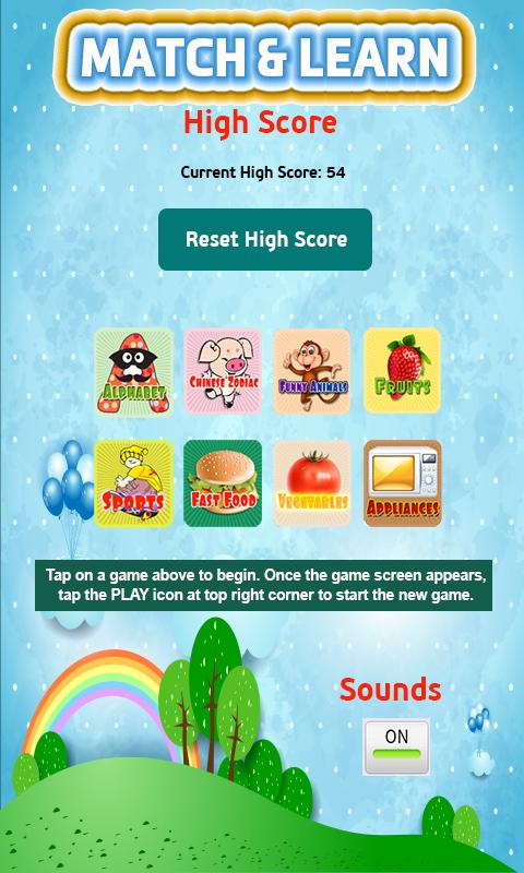 Alpha Kids Memory Game