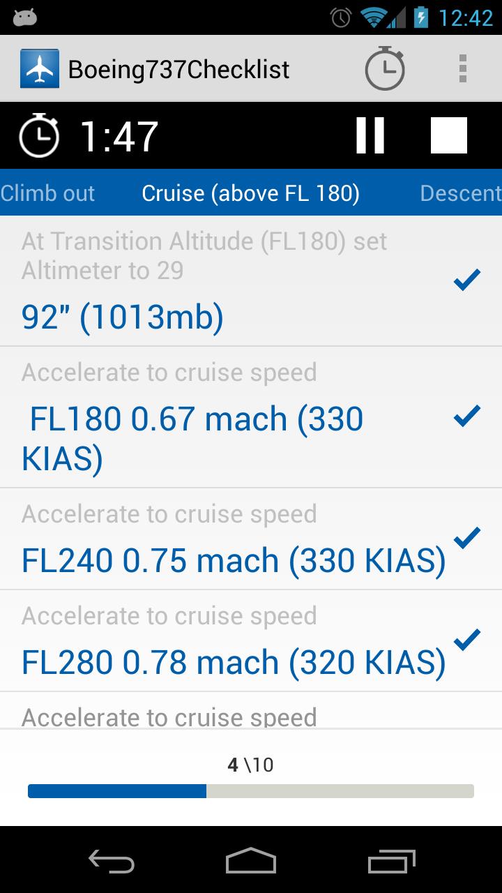 Boeing 737 Checklist