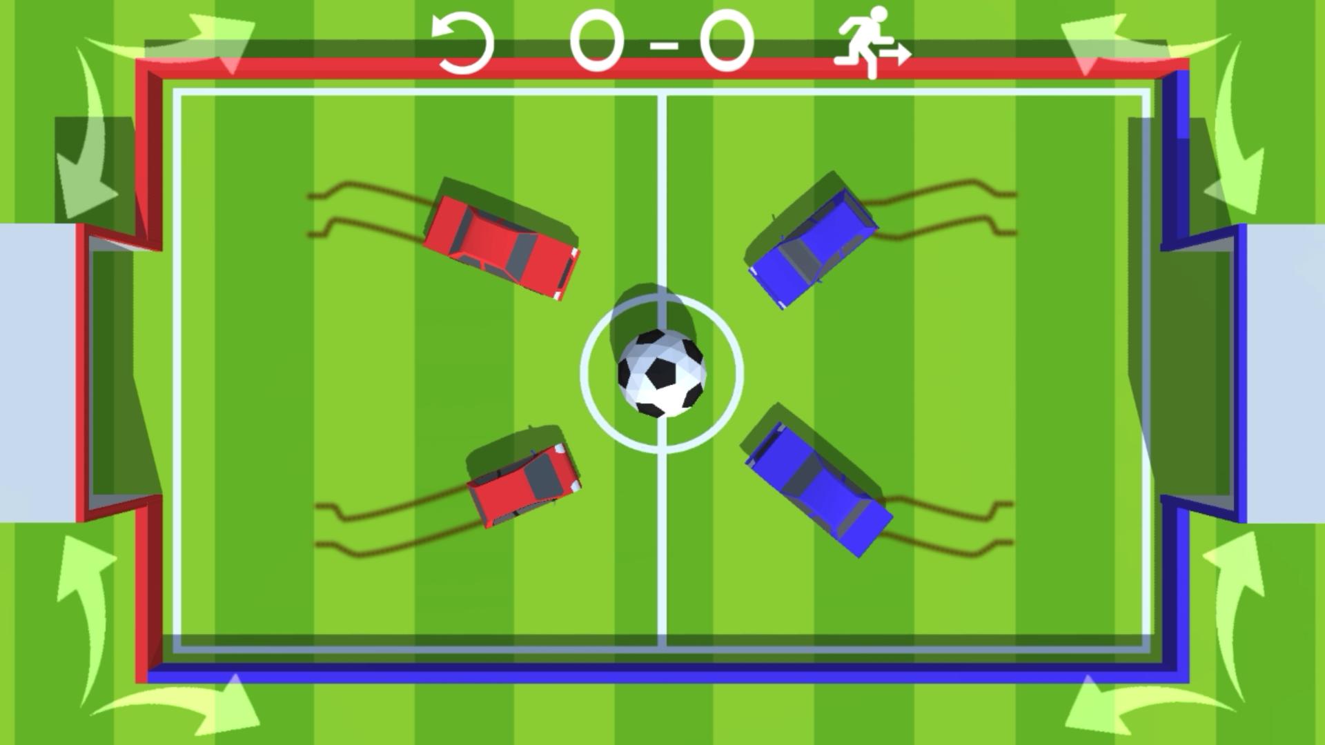 Soccar :  2 - 4 Players