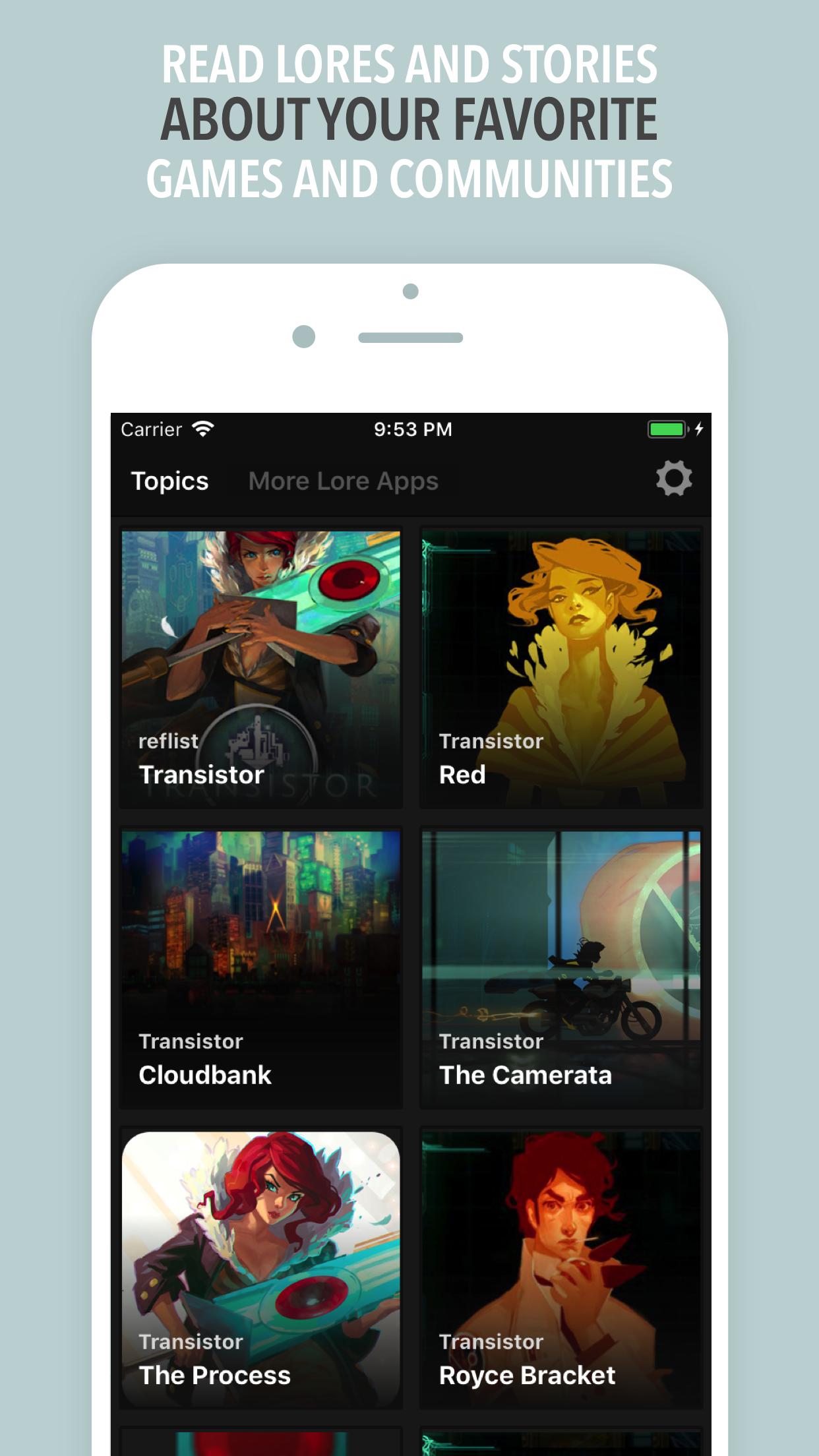Lore: Transistor Game - Story Guide and Trivia