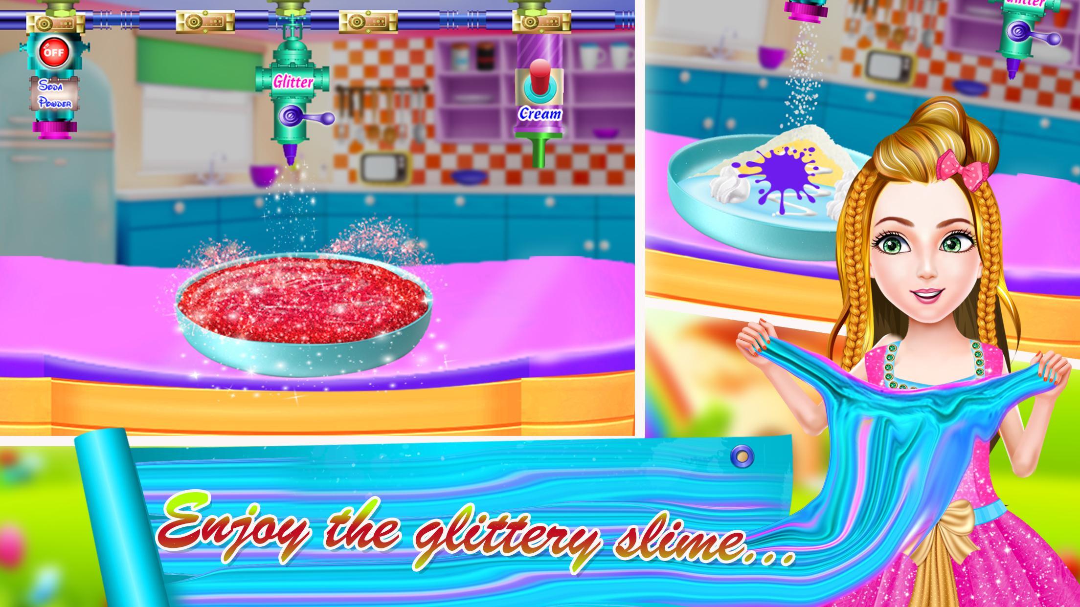 DIY Glitter Slime Maker - Jelly Factory Games