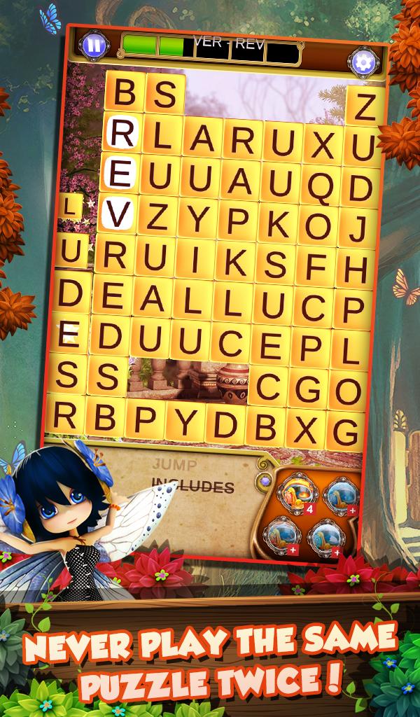 Word Search: Magical Lands - H