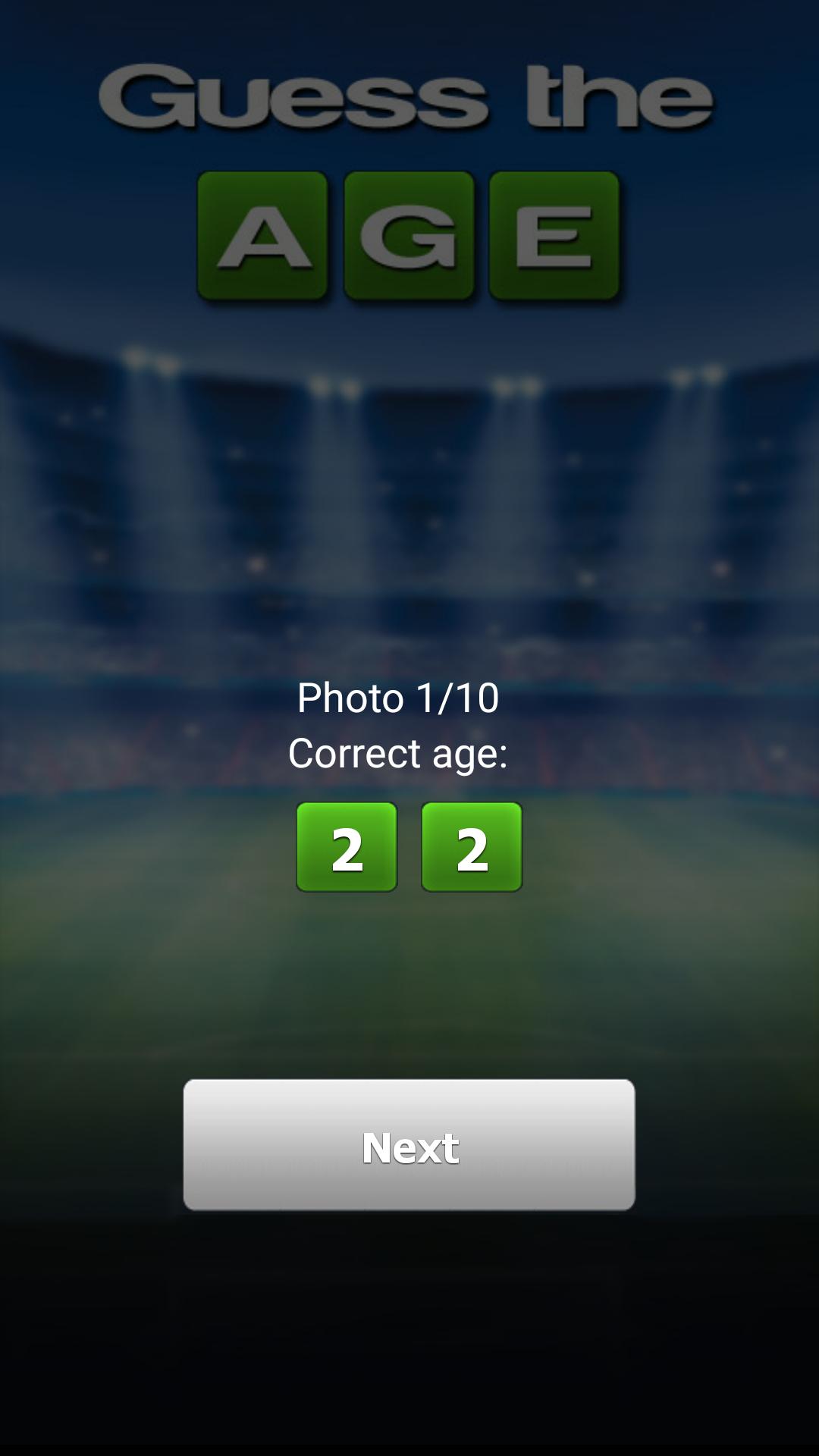 Soccer: Guess the age