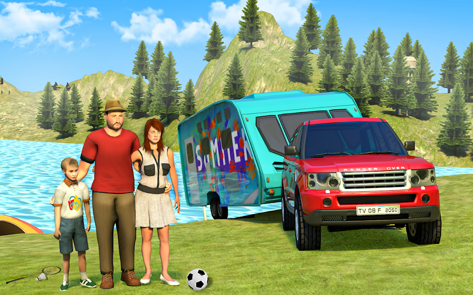 Camper Van Virtual Family Game