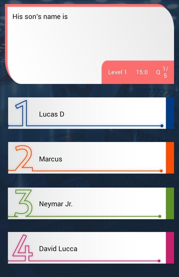 Neymar Quiz