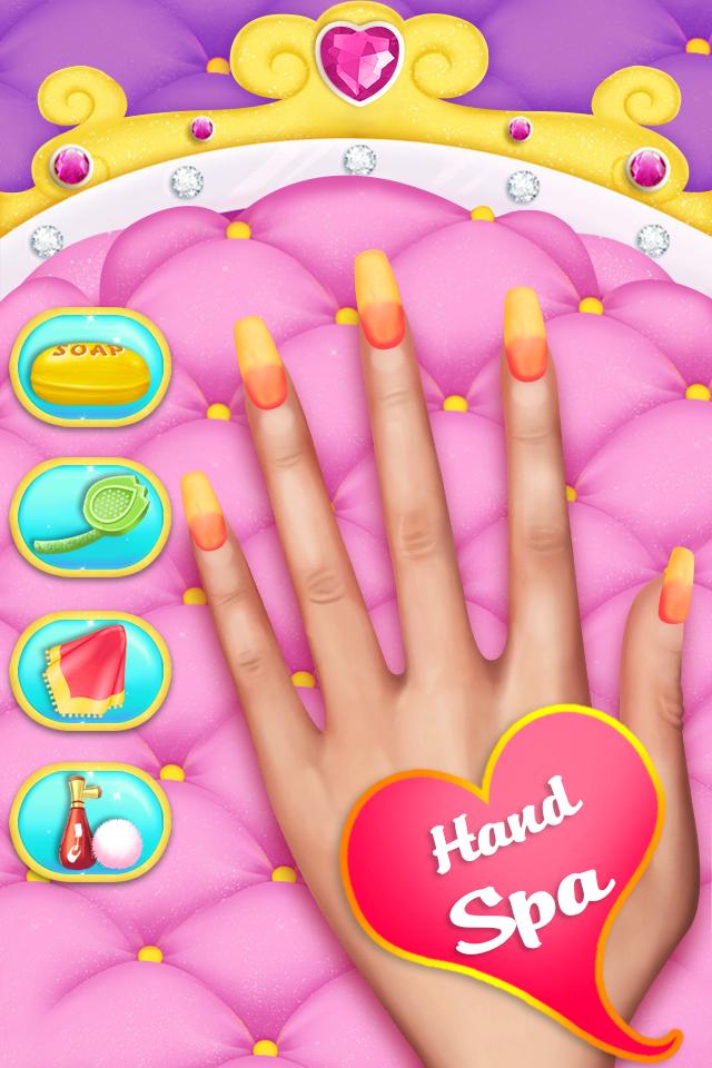 Model Girls Nail Salon Games