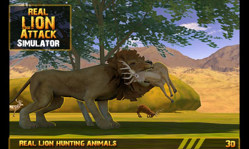 Real Lion Attack Simulator 3D