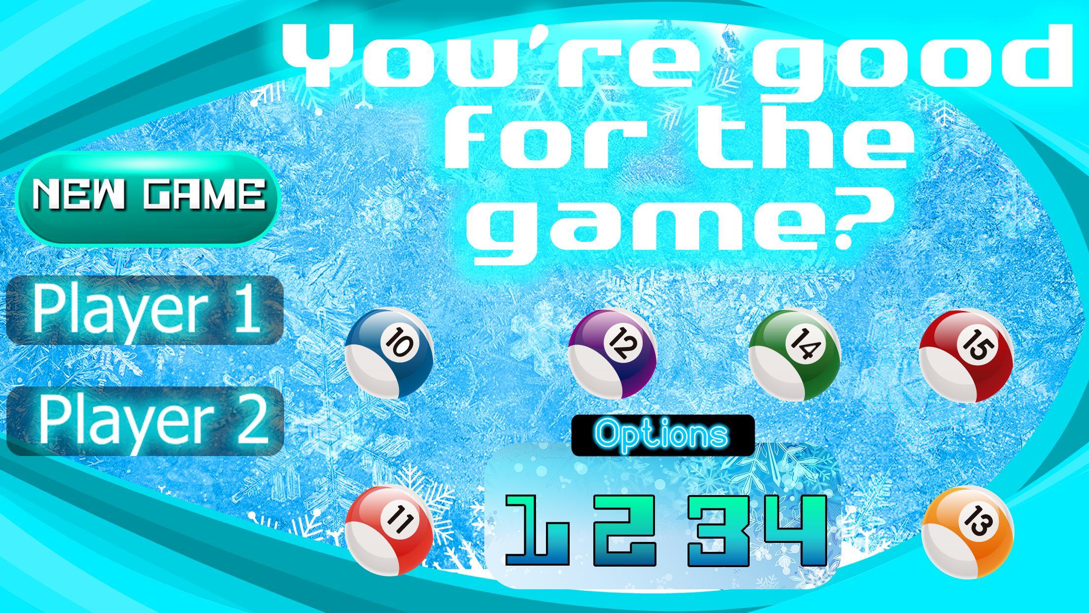 Billiard Frozen Ice Pool Game