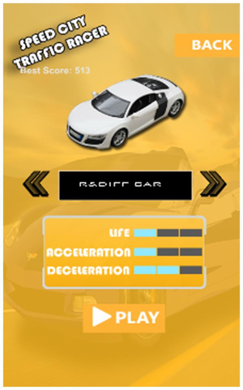 Speed City Traffic Racer