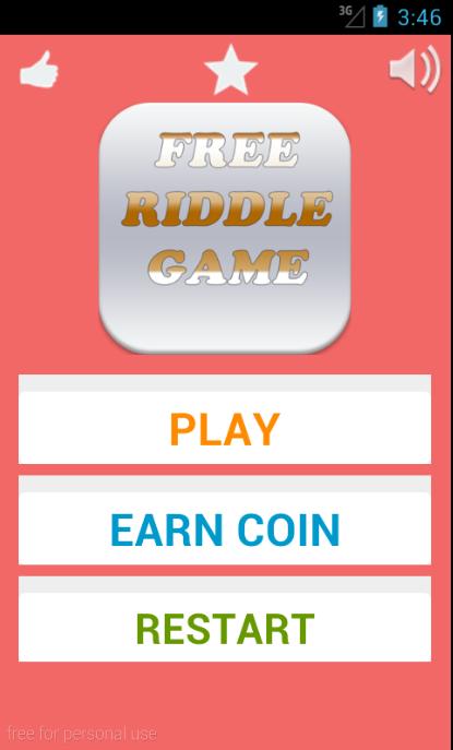 FREE RIDDLE GAME