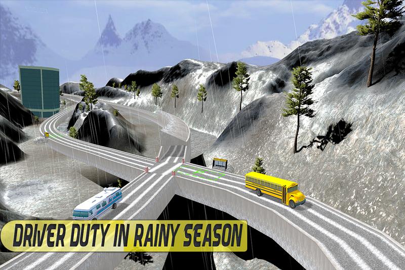 Super High School Bus Driving