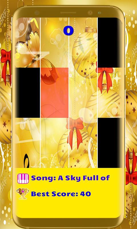 Coldplay Piano Tile Game