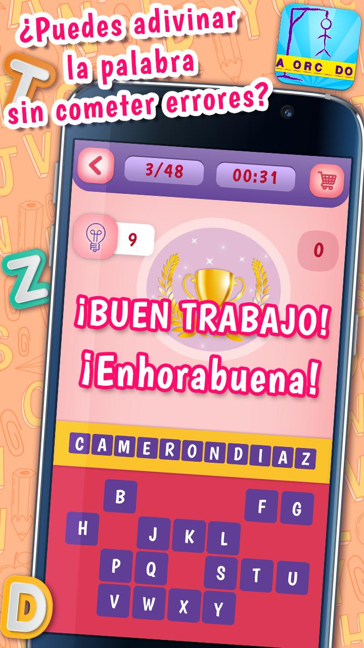 Hangman Game in Spanish