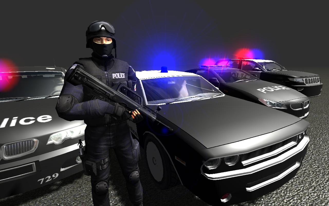 Police In Car