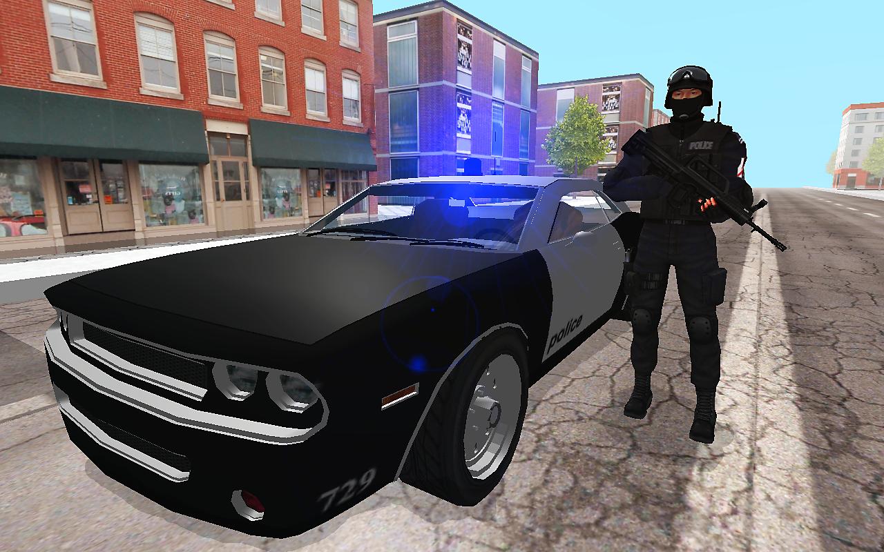 Police In Car