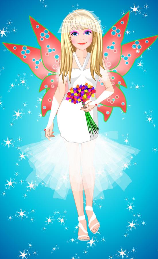 Fairy Wedding Dress up and Mak