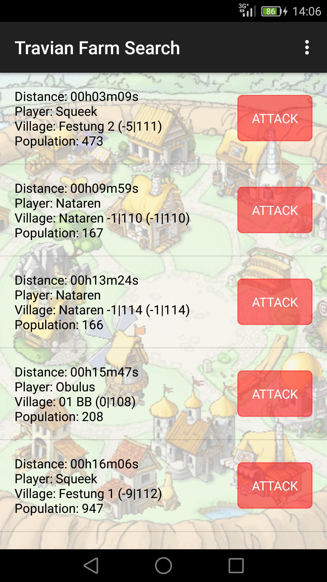 Travian Farm Search