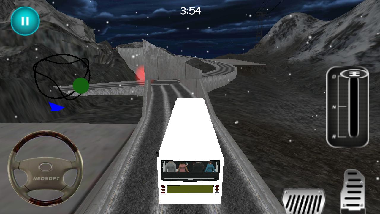 Snow Bus Driving Simulator